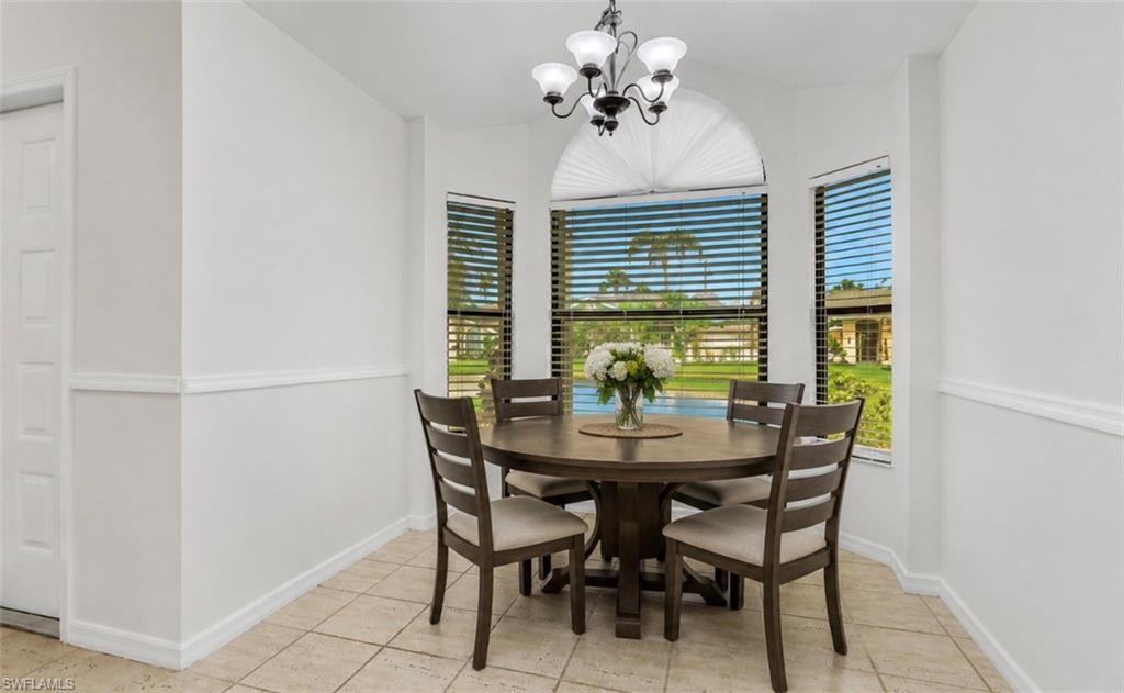 Breakfast Area staged with Furniture