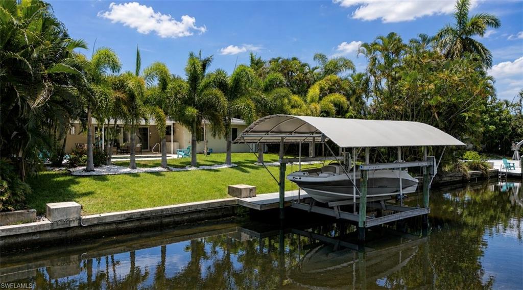 Waterfront home with private dock