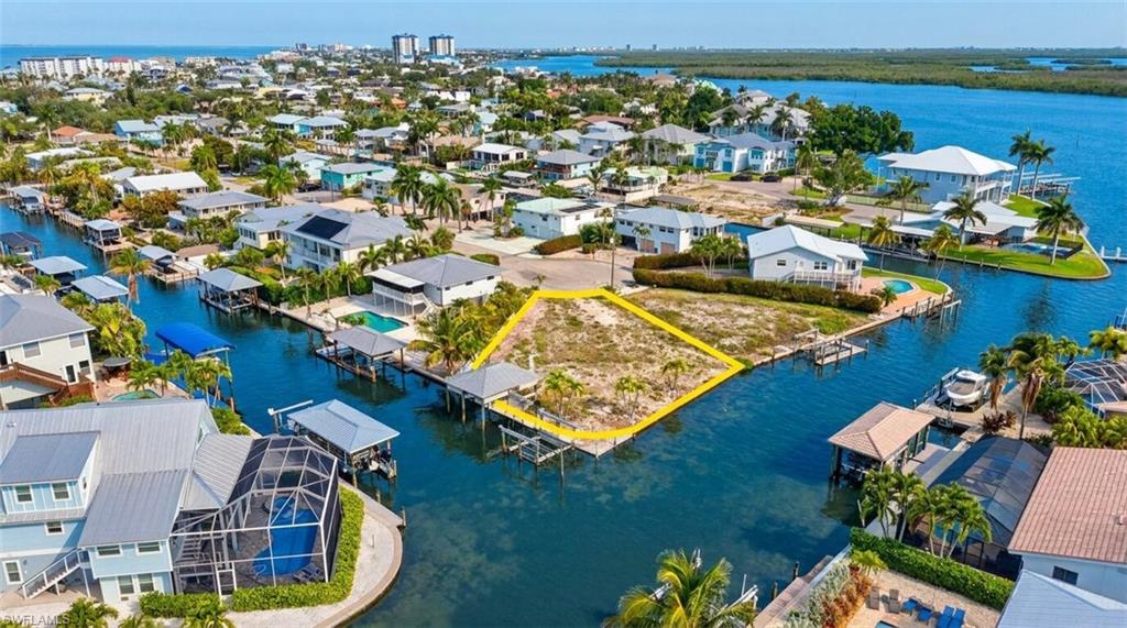 Waterfront lot with direct canal access - Virtually Edited Image