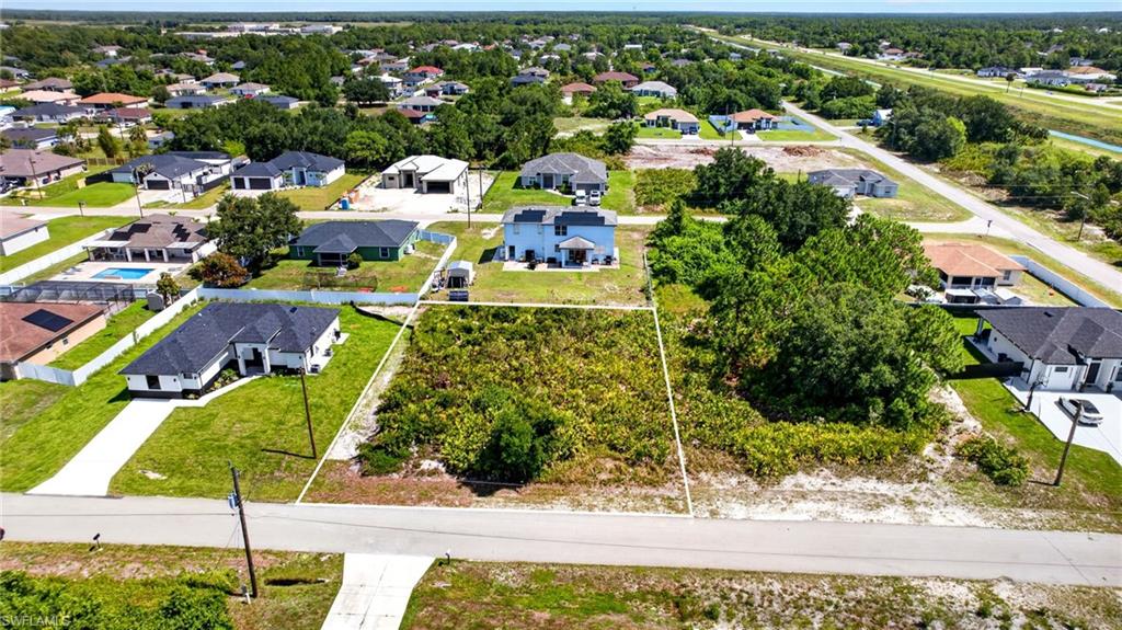 Cleared residential lot
