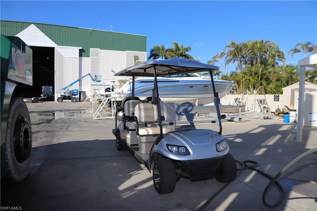 One of two golf carts