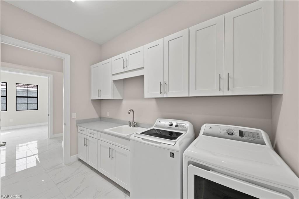 Oversize laundry with sink
