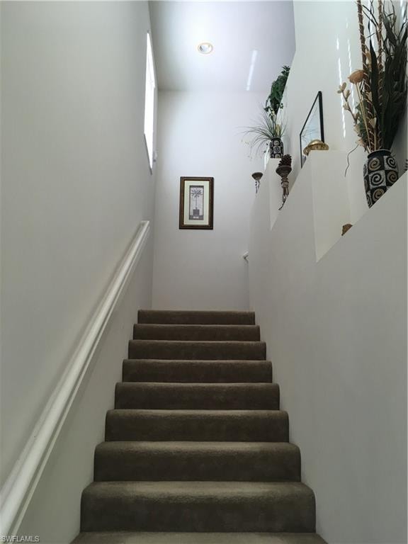 Interior staircase to Condo
