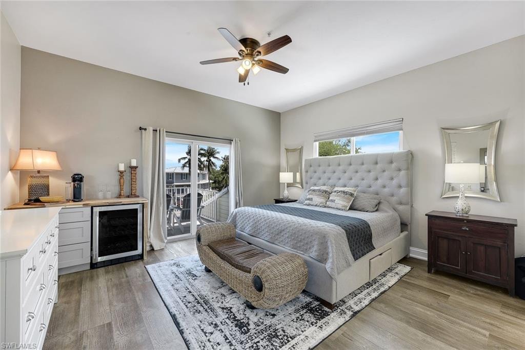 Primary suite is located on the top floor of the home, featuring a coffee bar, wine refrigerator and the MOST breathtaking views.