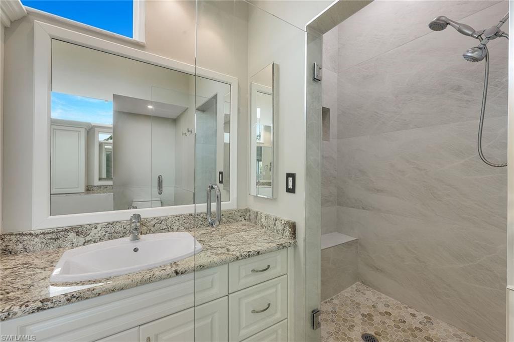 Shower features a Bluetooth audio and light system.