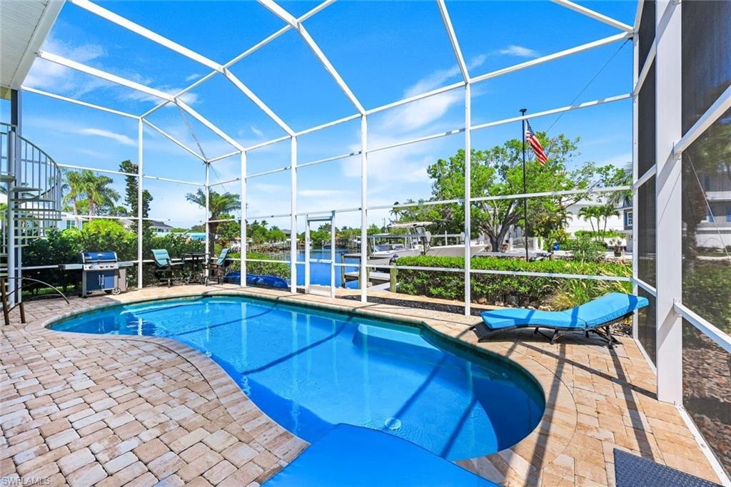 Gorgeous pool where you will lounge all winter long!
