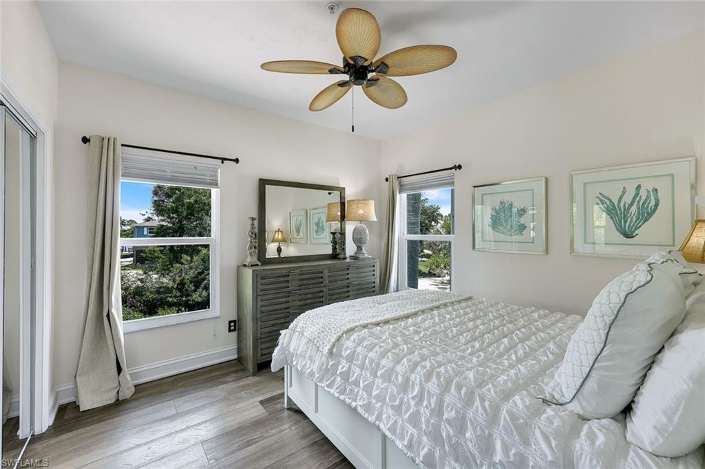 Second guest bedroom on upper level, is located just off the main living area.