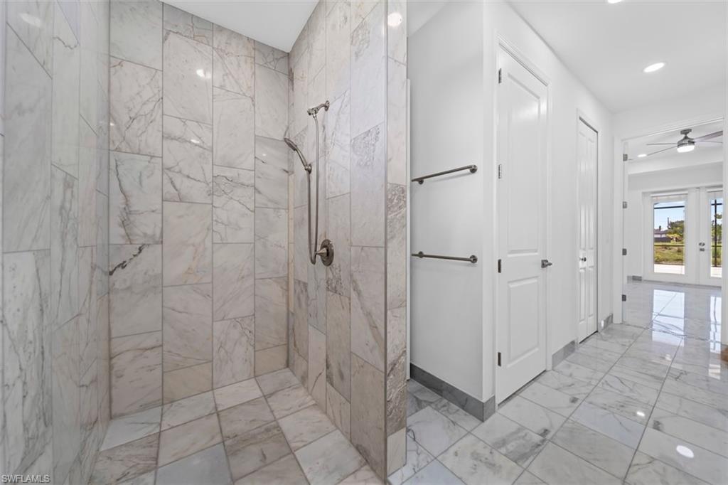 different angle huge shower