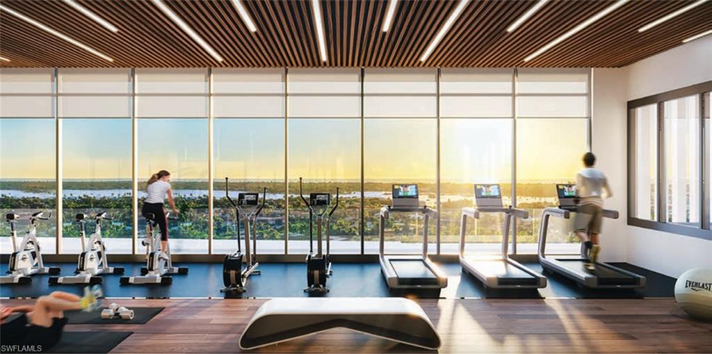 AVRA Fitness rendering
