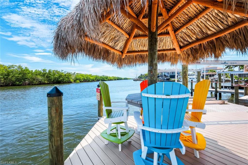 Covered Tiki Sitting Area