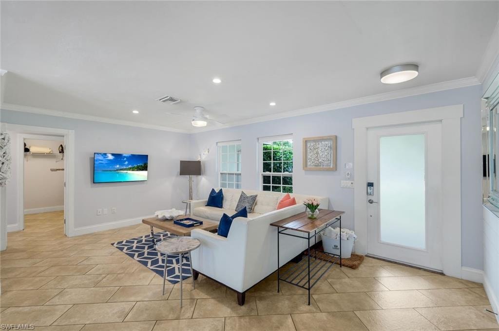 Living Room and Foyer