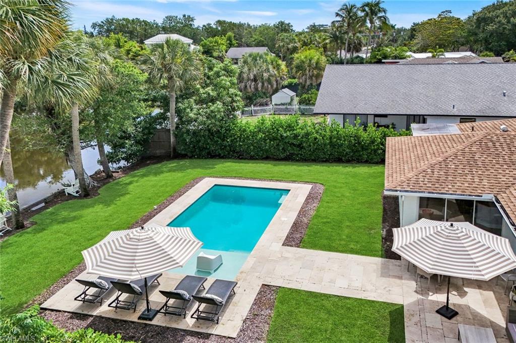 Aeriel View of Backyard
