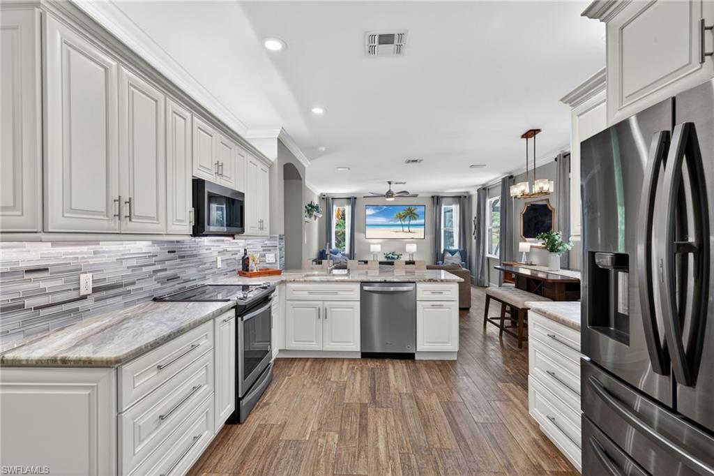 Renovated Kitchen with Quartzite Counters
