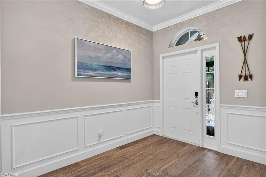 Dining Room is off the foyer