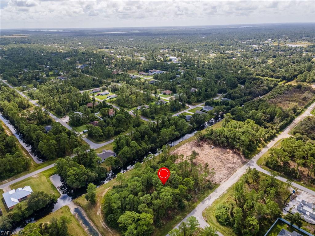 Aerial overview of property's location