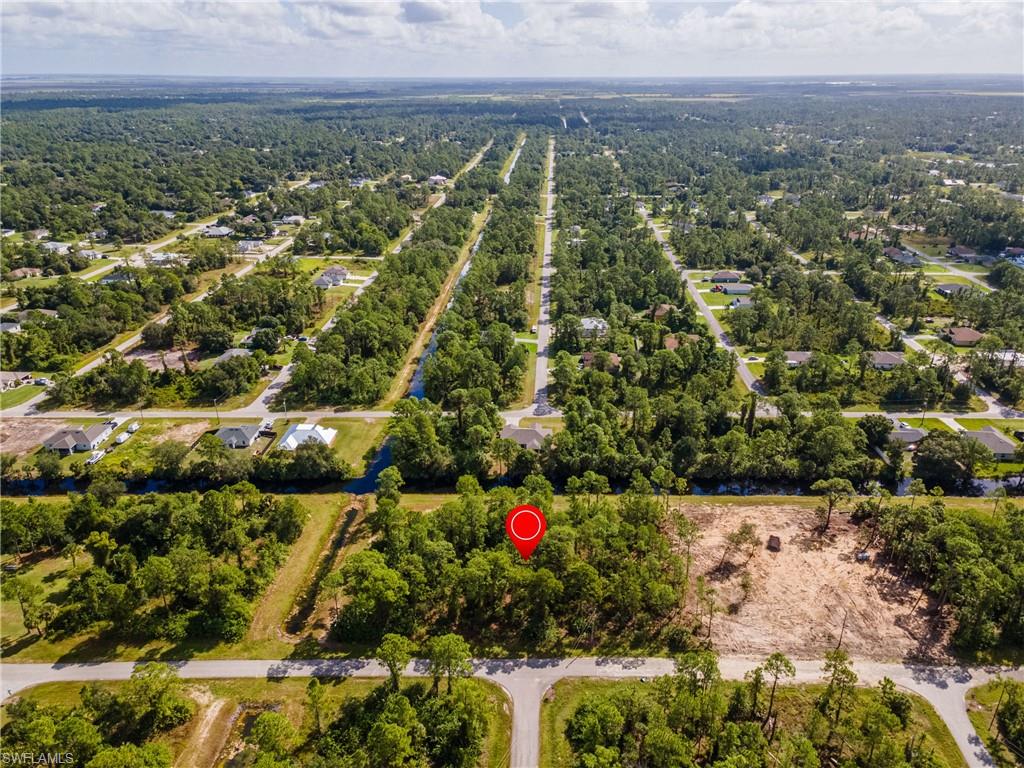 Aerial overview of property's location