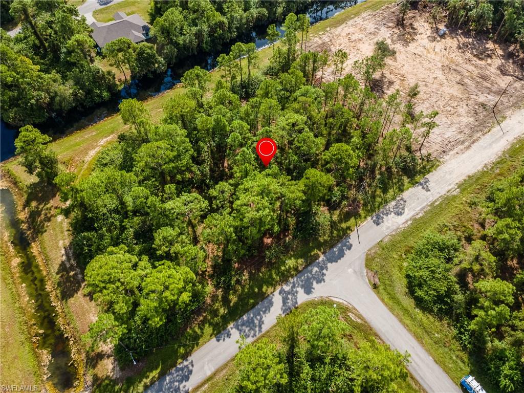 Aerial view of property's location