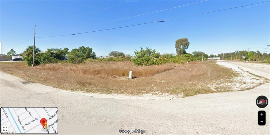 Subject property corner lot