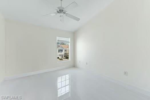 3rd Bedroom with a ceiling fan