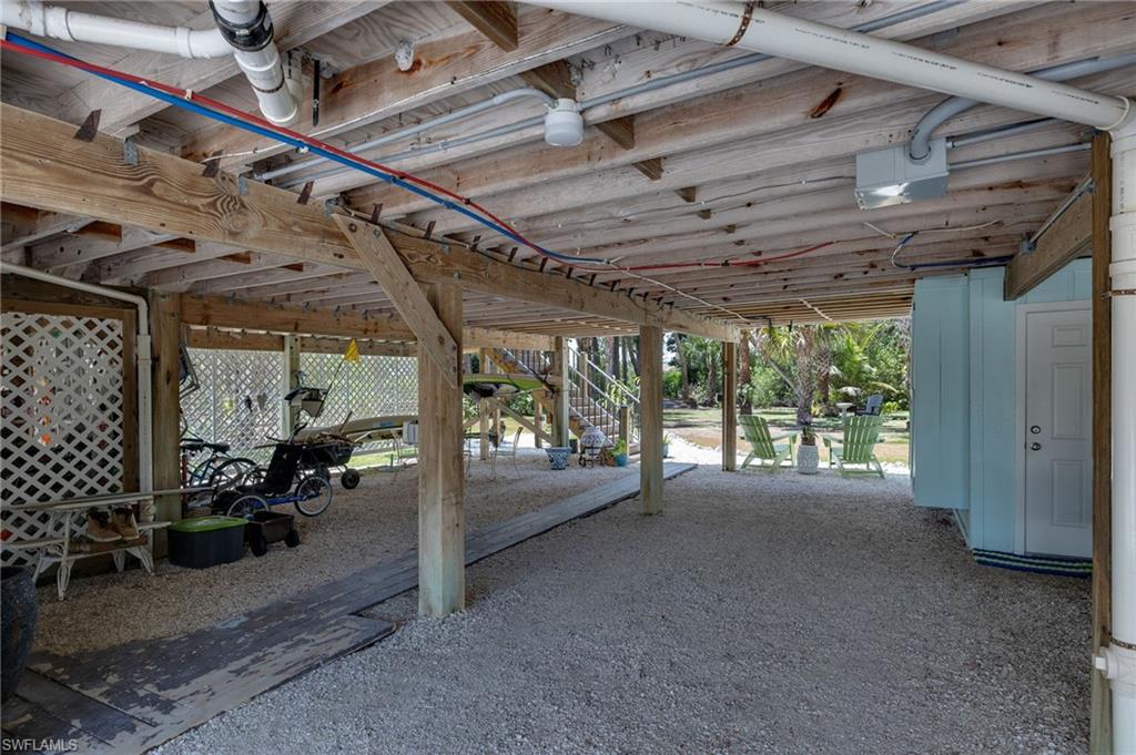 Spacious Under Home Parking and Storage