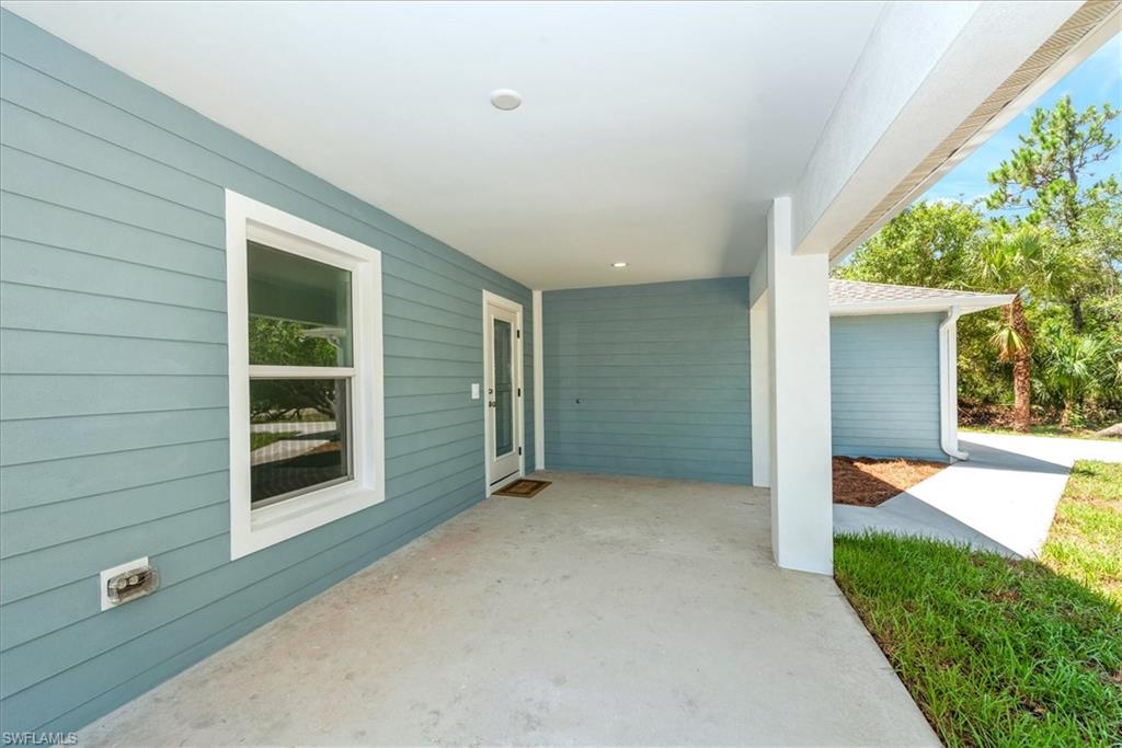The front open lanai is large and gives enough room to be usable. Just add some chairs or a table and enjoy some fresh air.