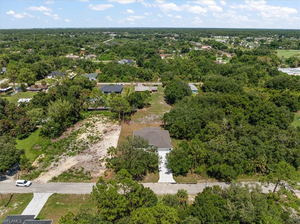 Front view of the home by drone