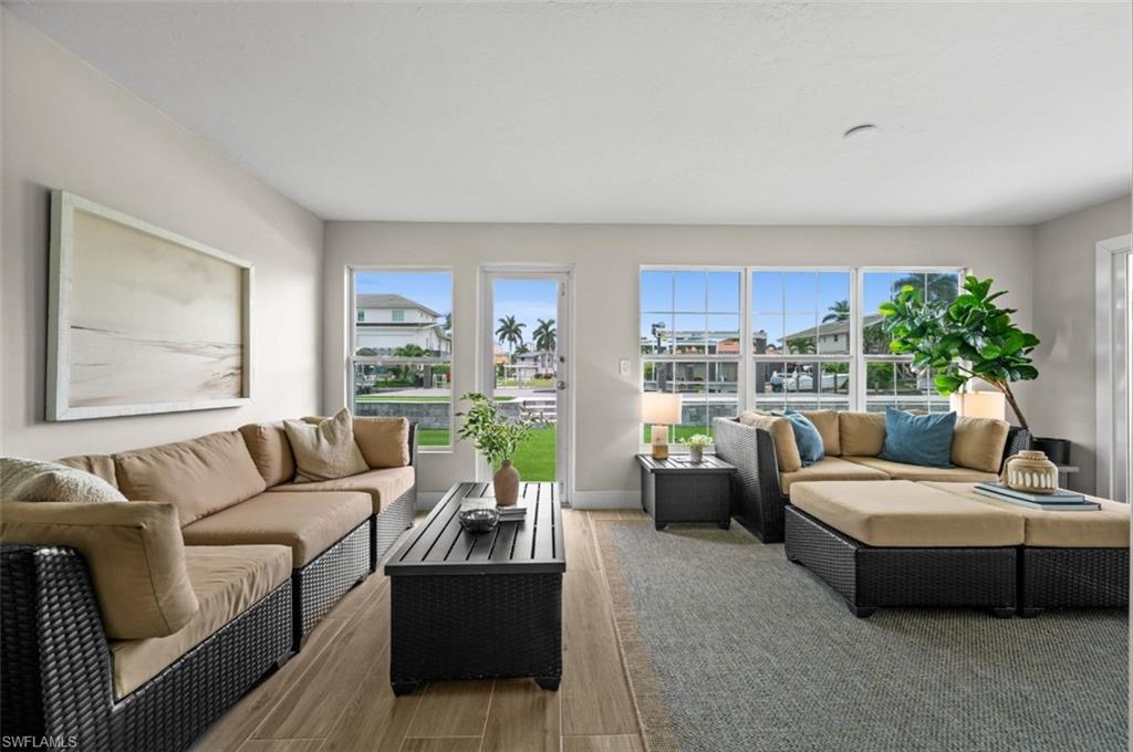 2nd living room overlooking gulf access canal