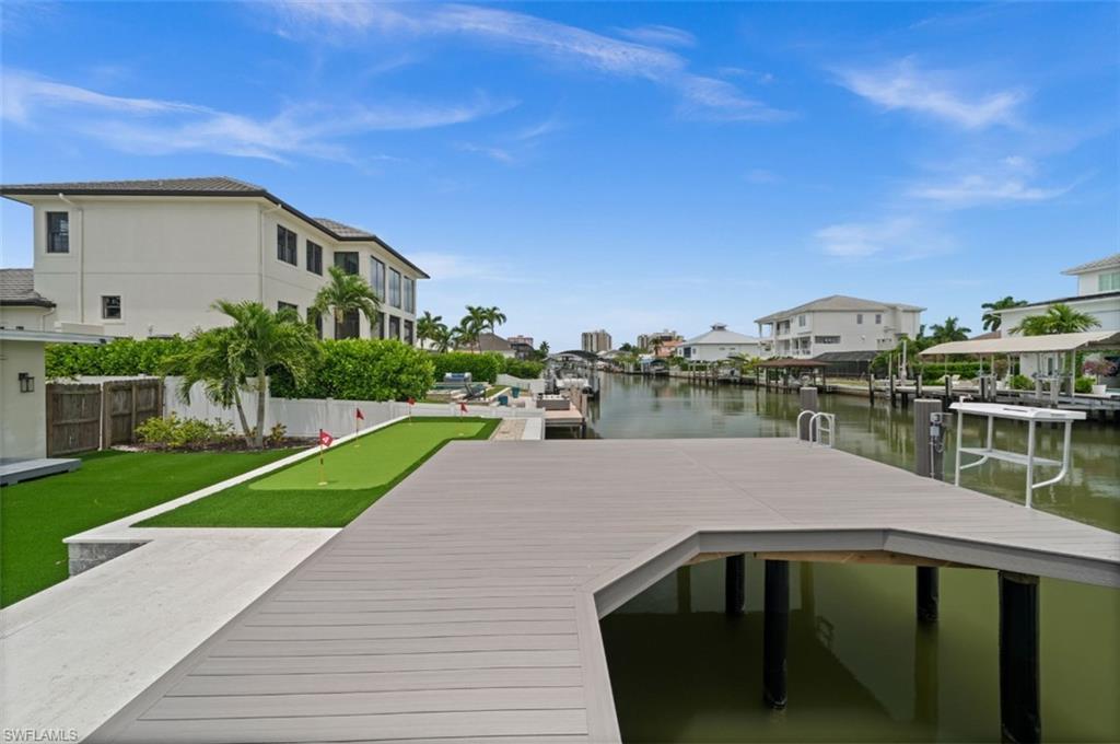 brand new dock, lift, seawall