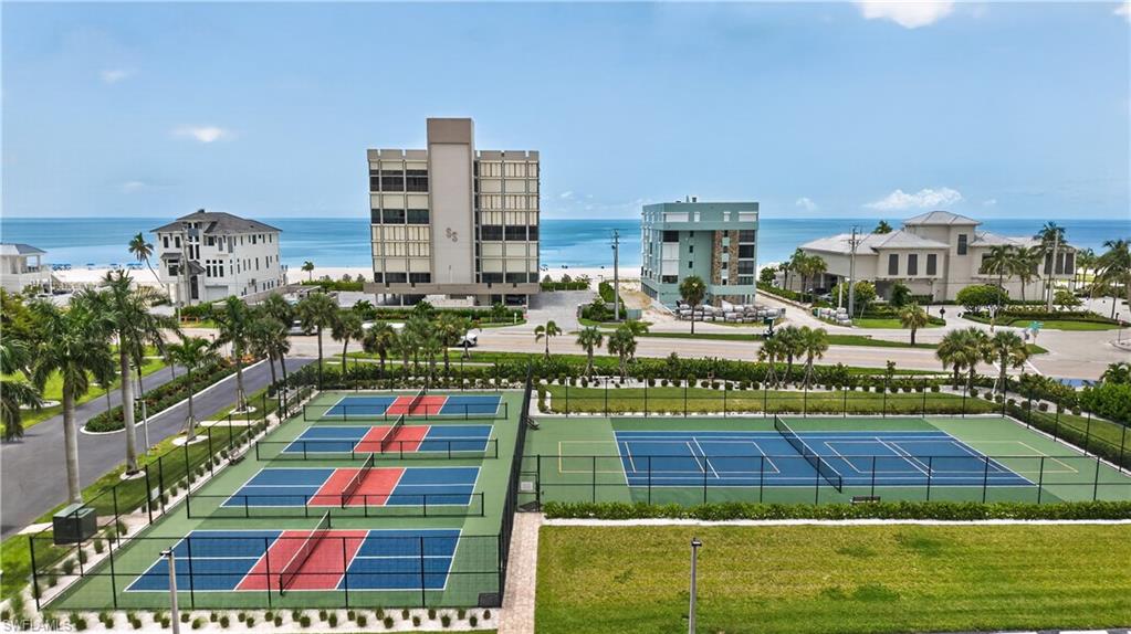 New pickleball and tennis courts.