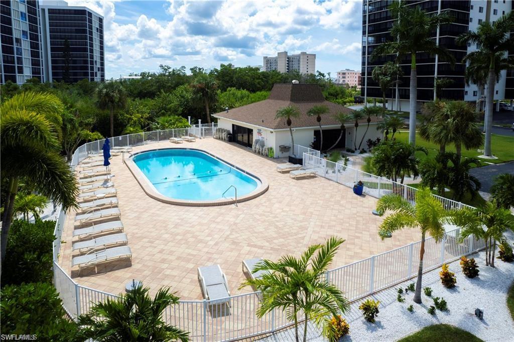 Large bayside pool located off the Community Room.