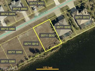 Property Parcel Map. Displaying individual property parcels and identifying the property at 05711 0330