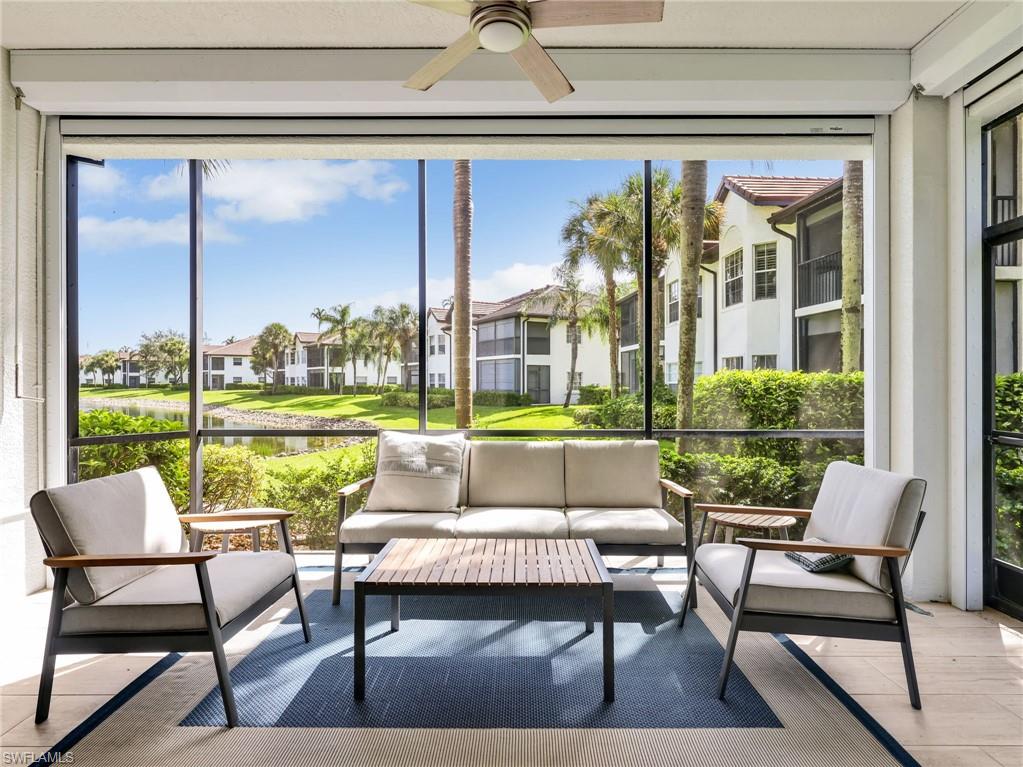 Screened in Patio with Lake View off the great room