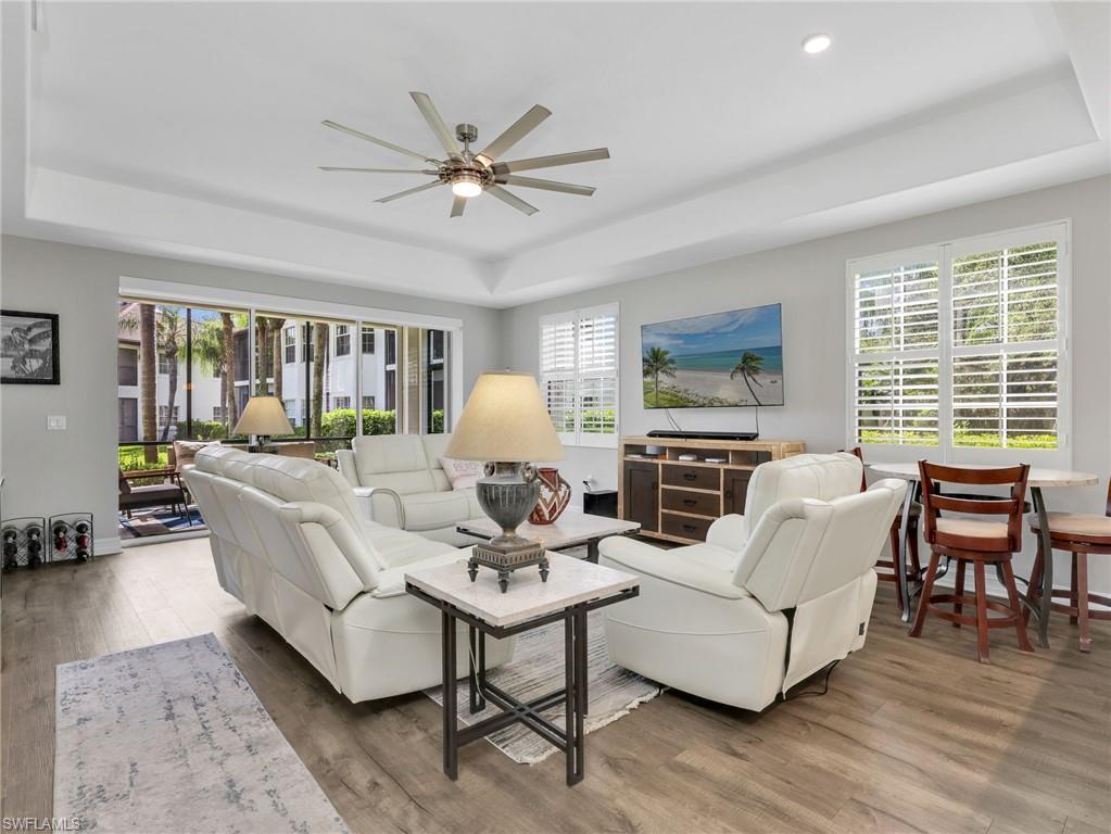 Sliding pocket doors off the great room for indoor/ outdoor living