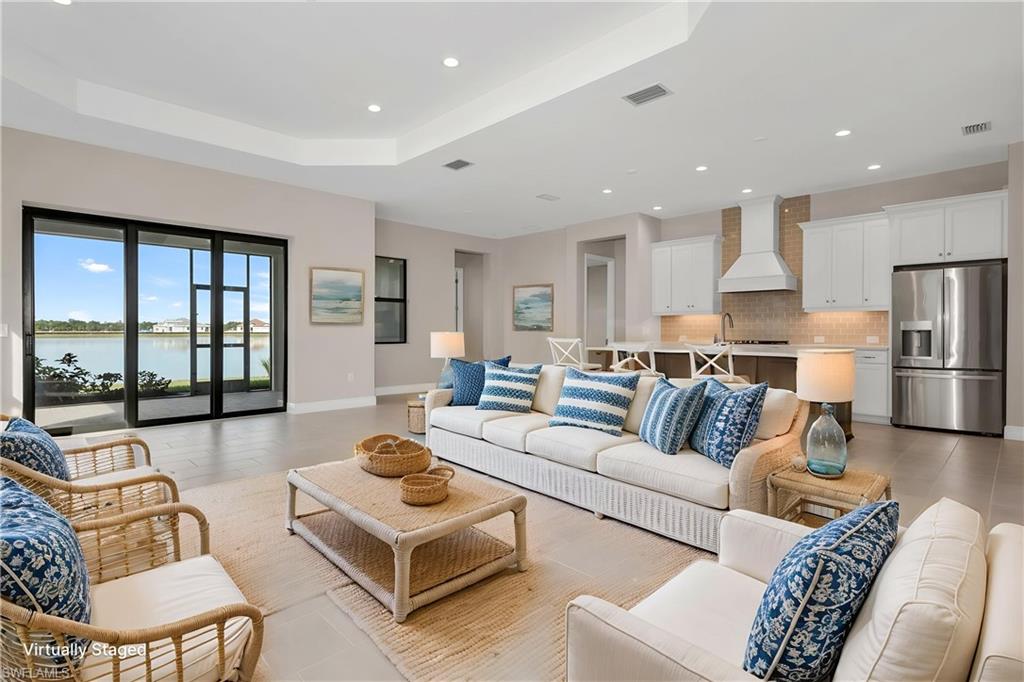 Staged living area