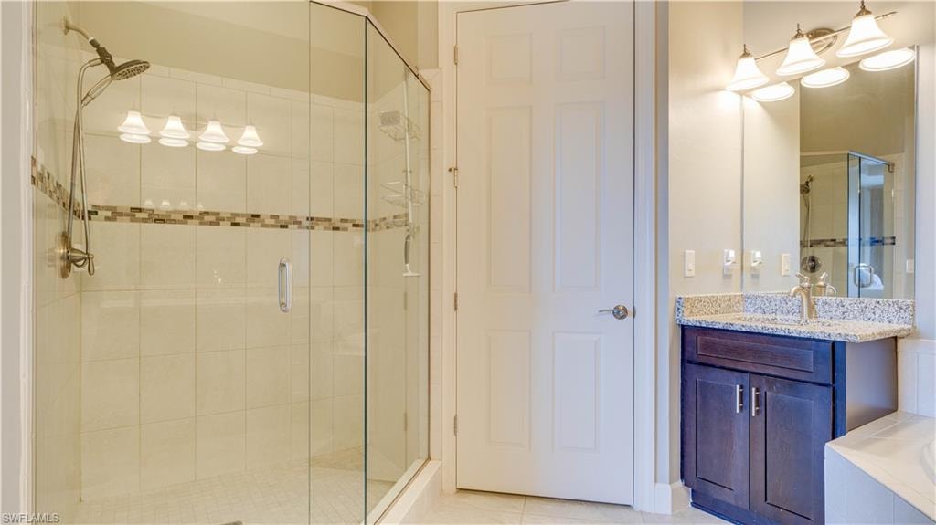 Glass enclosed Shower