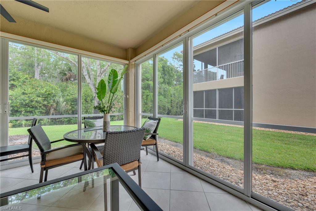Large glassed in lanai for year round use