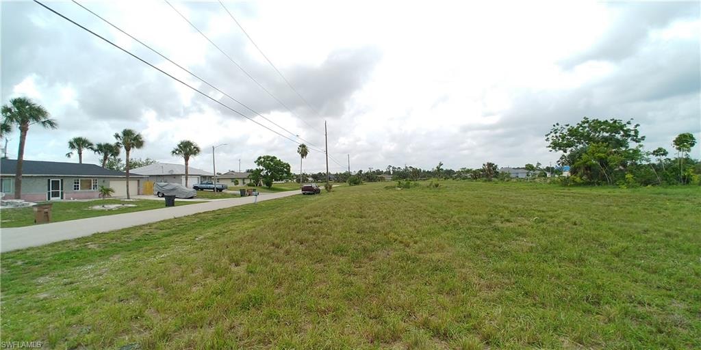 View to the left of lot