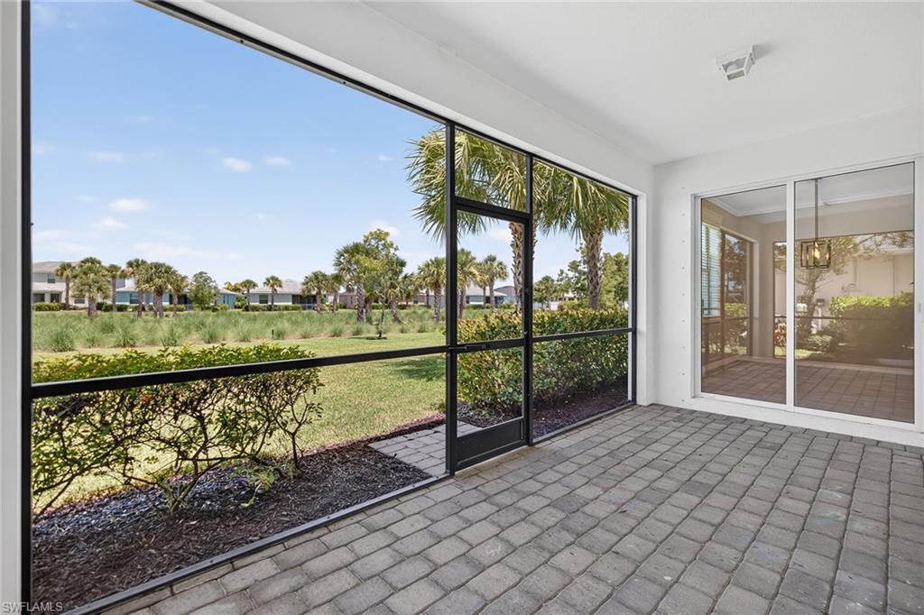 Covered Lanai With Green Space