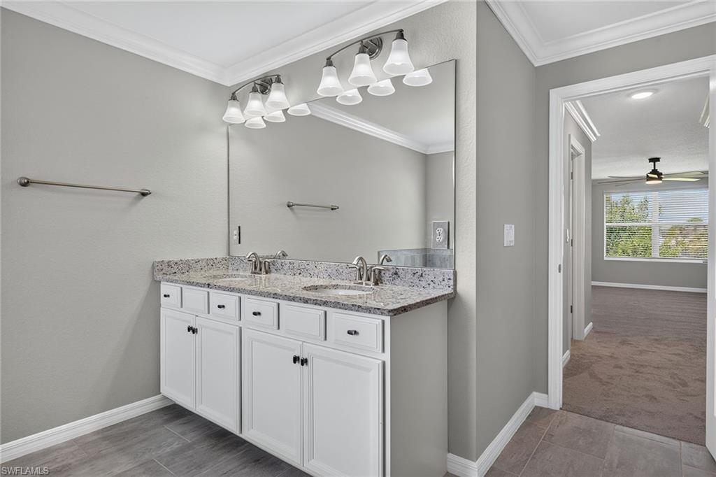 Primary Bathroom with dual sinks