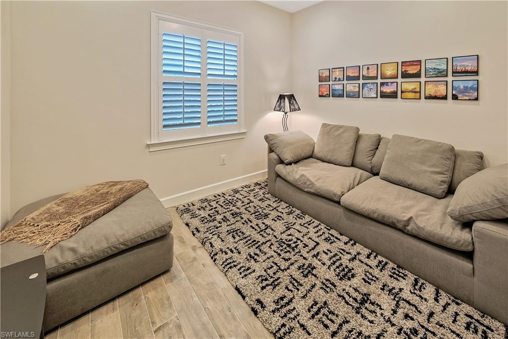 Living room featuring light hardwood / wood-style flooring