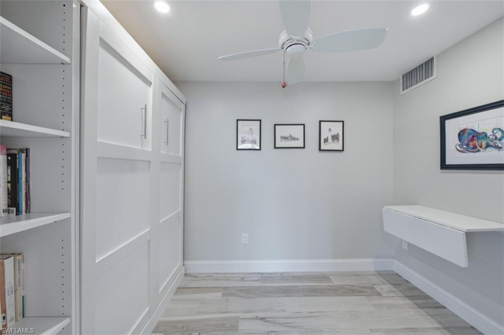 Custom built Den with full size Murphy bed