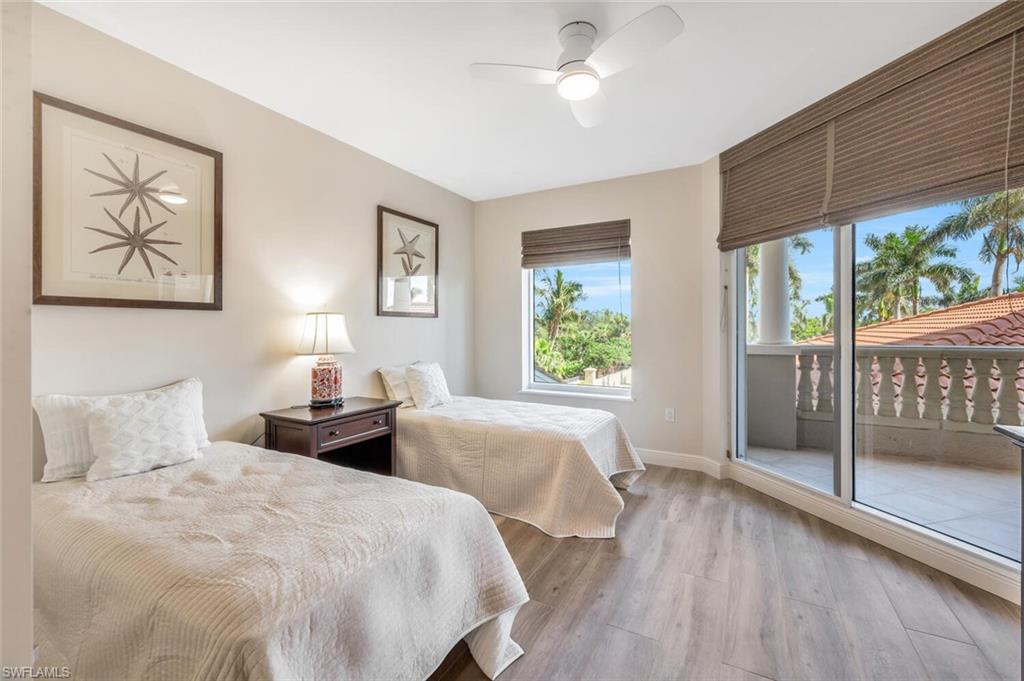 This guest bedroom can hold 2 full size beds also