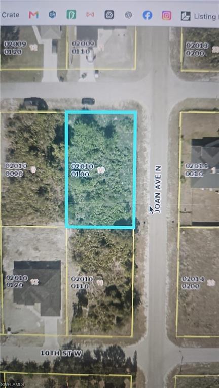 Property Map. Displaying the location and parcel identification for the property