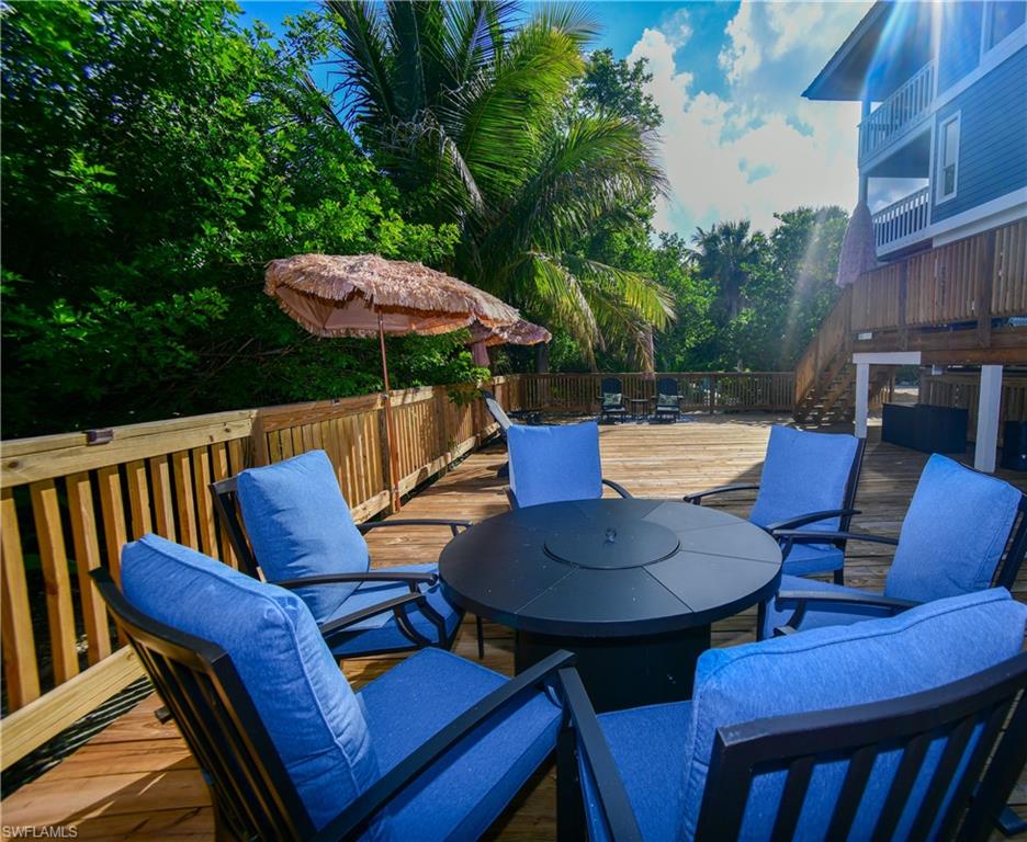 Expansive Rear Deck Designed for Outdoor Entertaining
