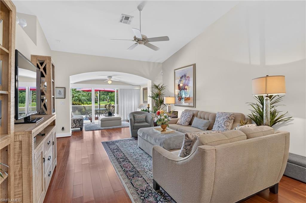 High ceiling gives an open feeling