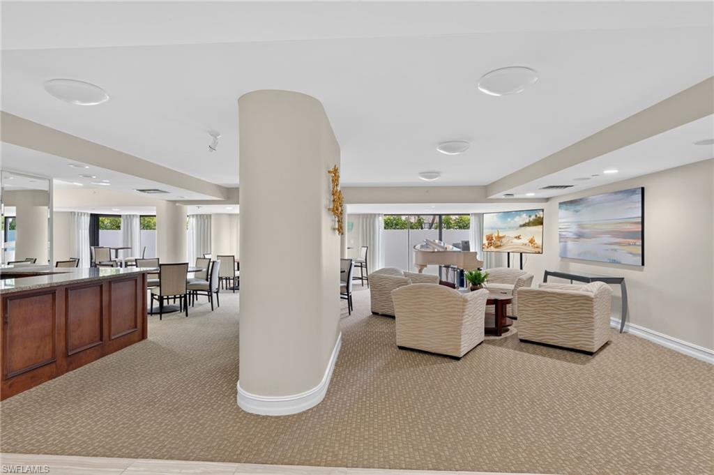 Function room with bar and kitchen