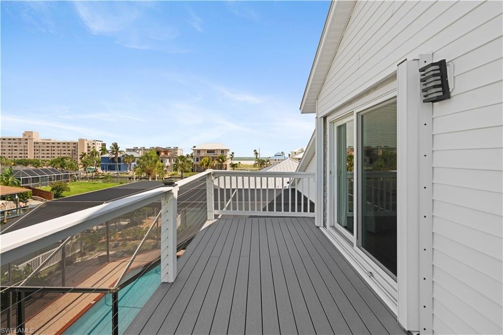 Master bedroom balcony