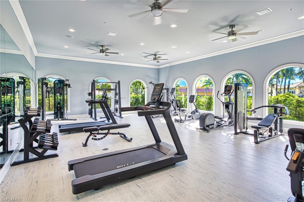 Clubhouse fitness center