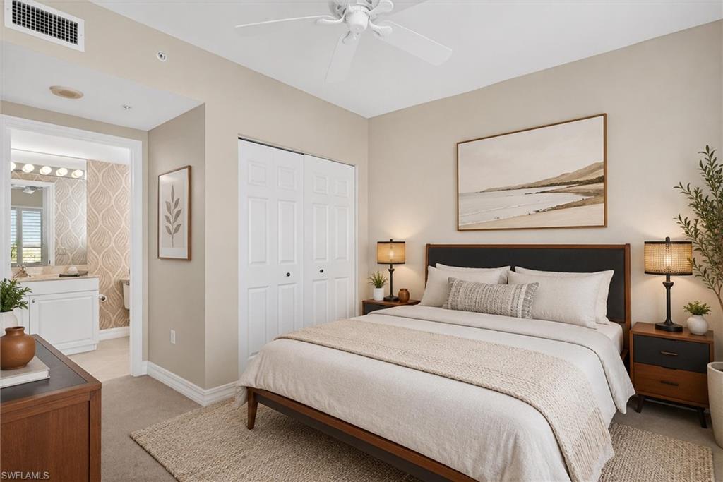 Guest BR ensuite virtually staged