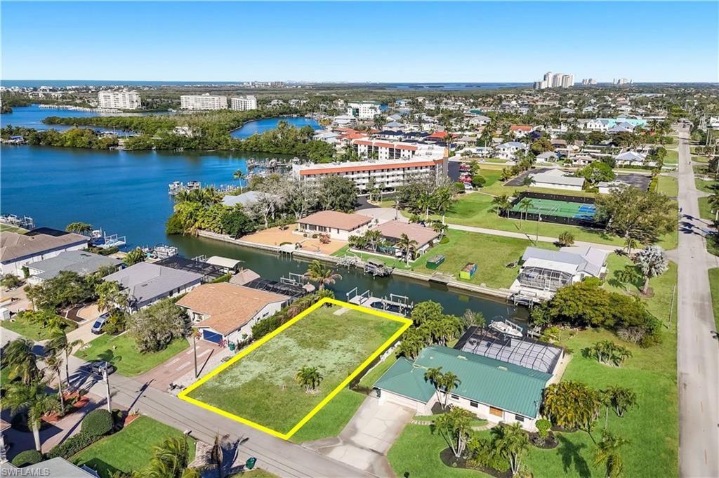 Waterfront lot featuring direct canal access - Virtually Edited Image
